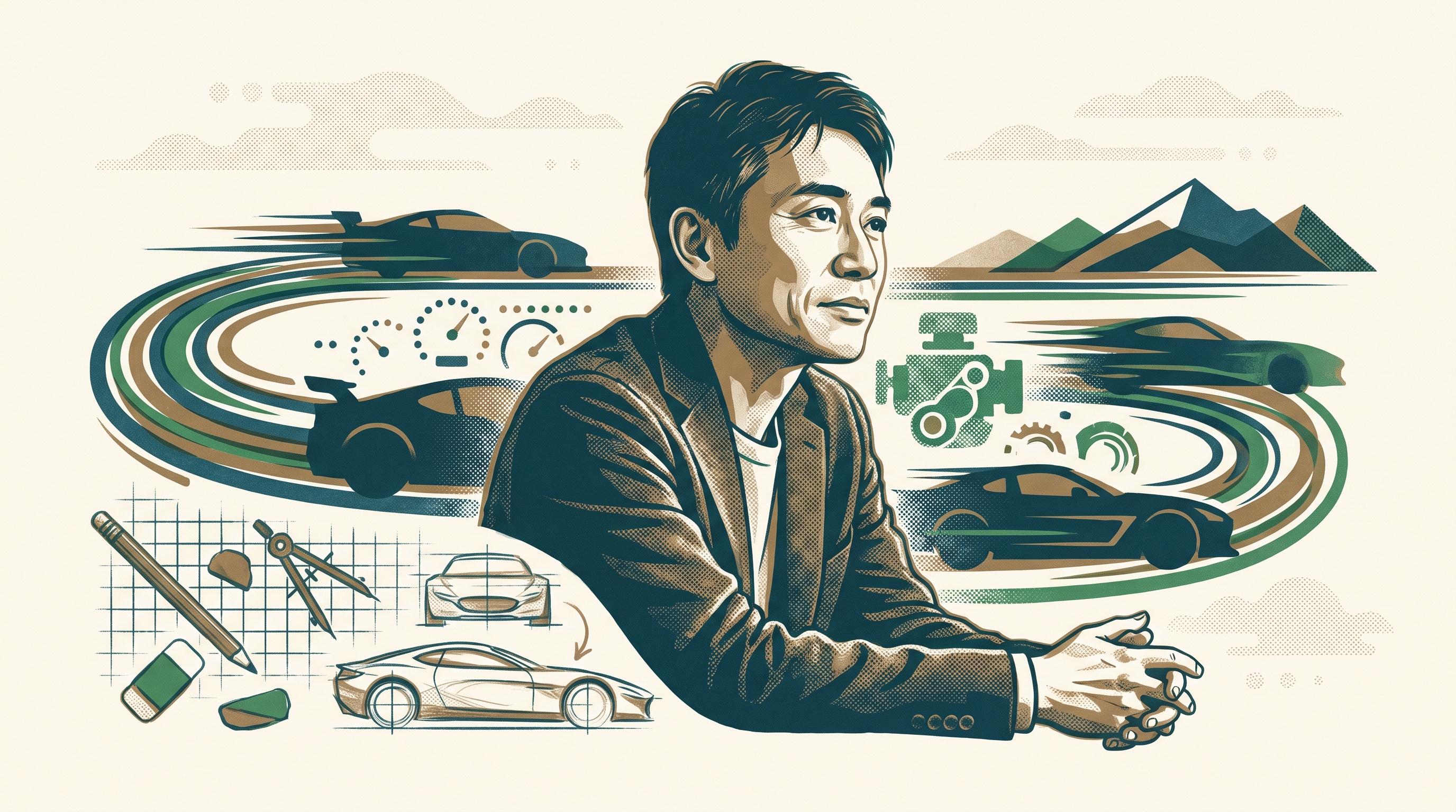 Kazunori Yamauchi — Enjoy Game Japan Museum illustration