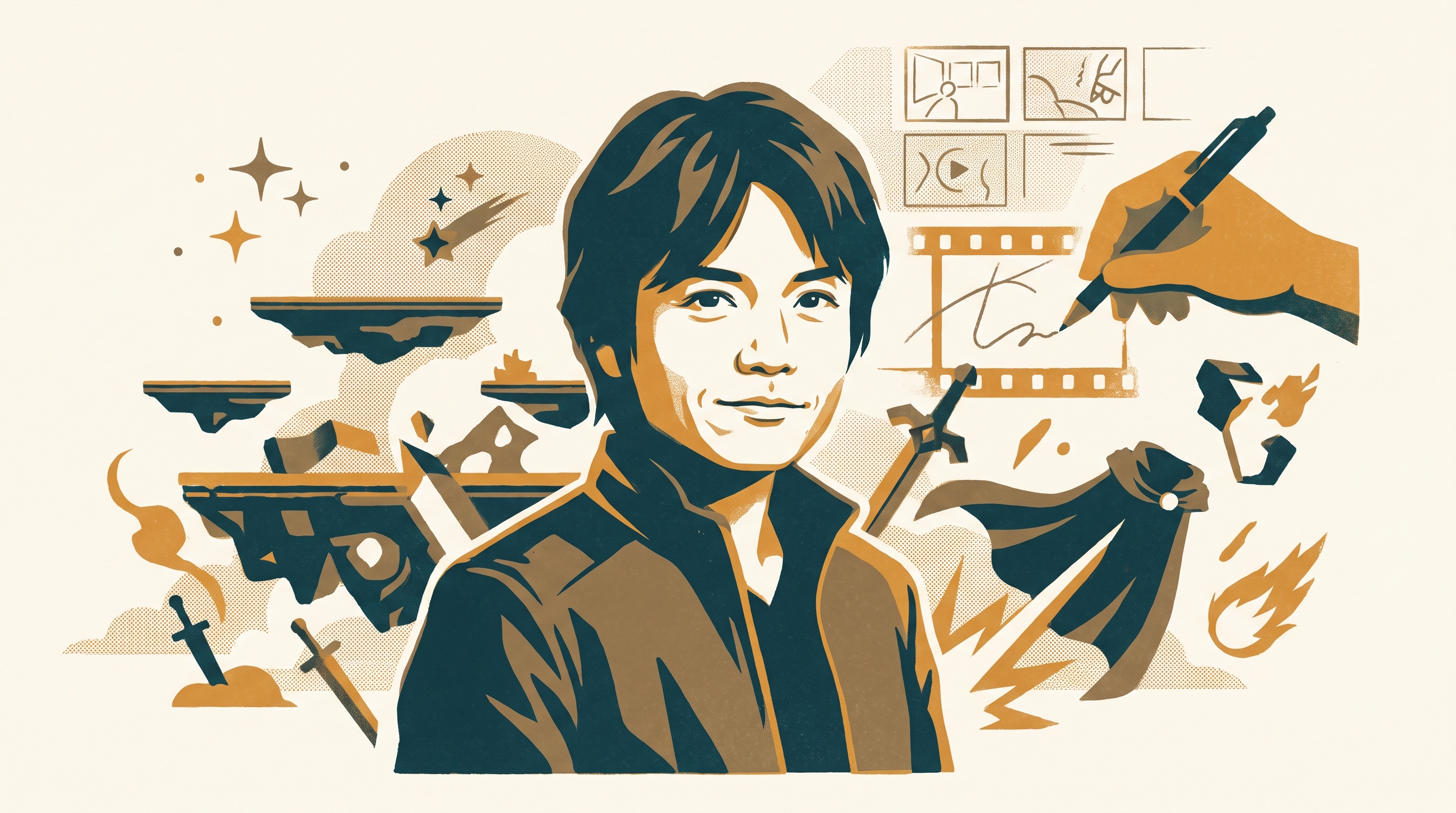 Masahiro Sakurai — Enjoy Game Japan Museum illustration