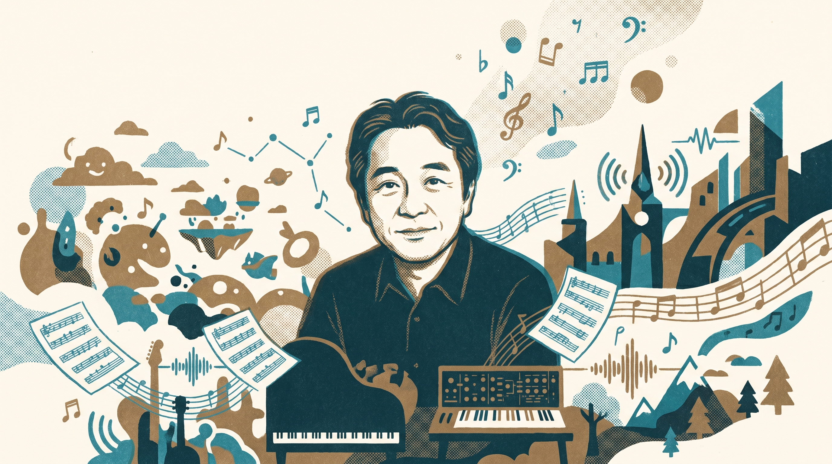 Norio Hanzawa — Enjoy Game Japan Museum illustration