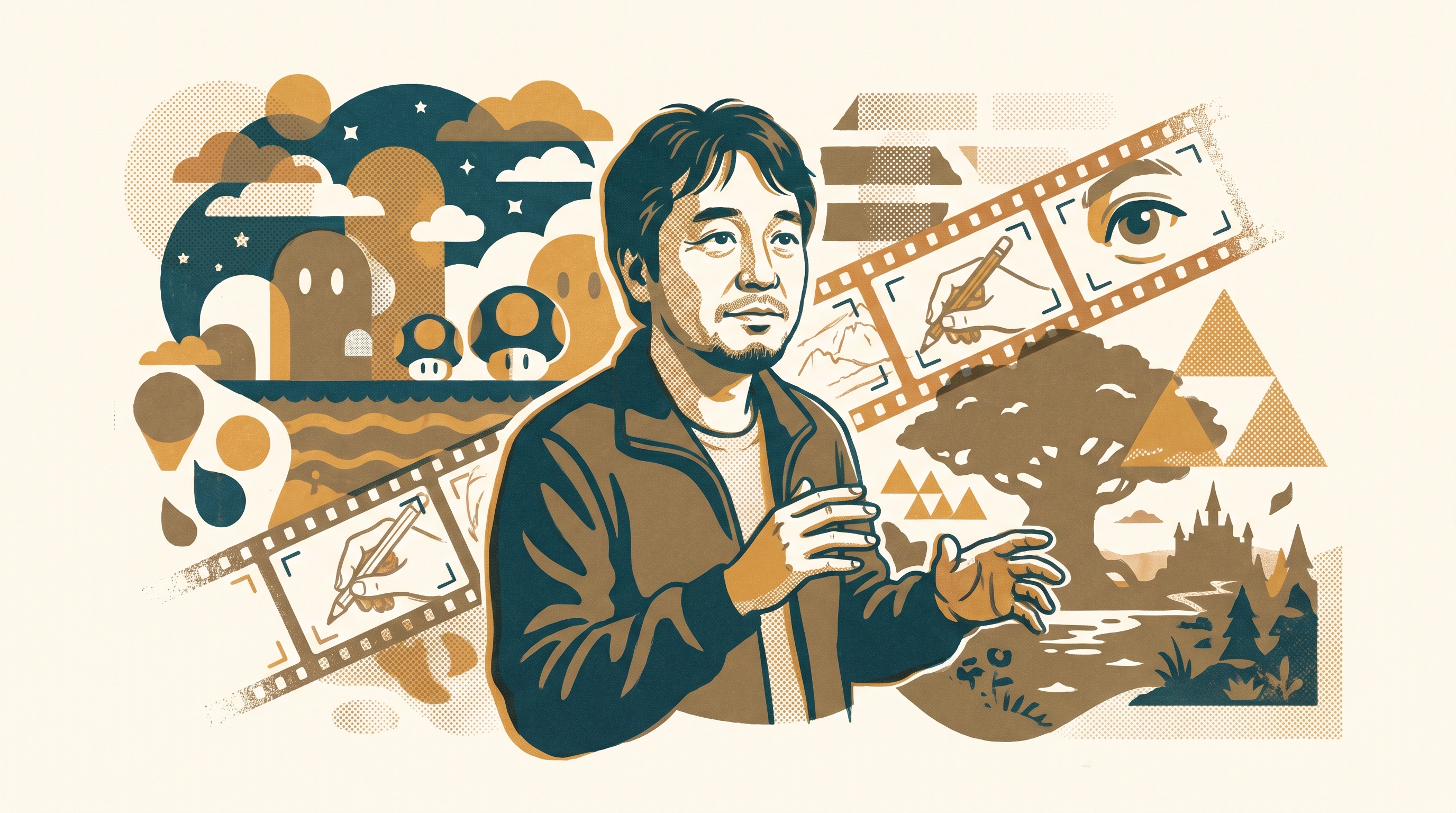 Takashi Tezuka — Enjoy Game Japan Museum illustration
