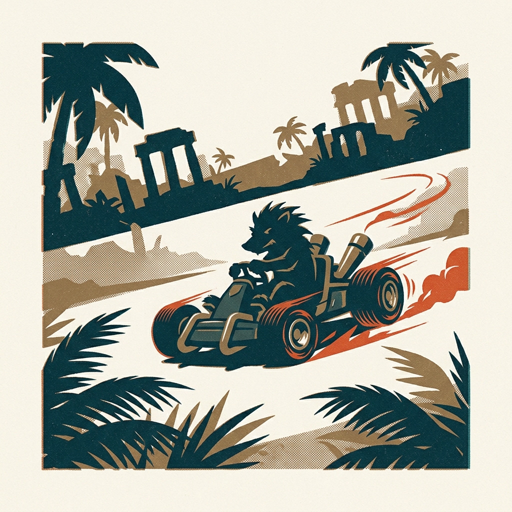 Crash Team Racing (PlayStation, 1999) — Naughty Dog's eight-month kart racer built on chaining three-boost power slides. An h