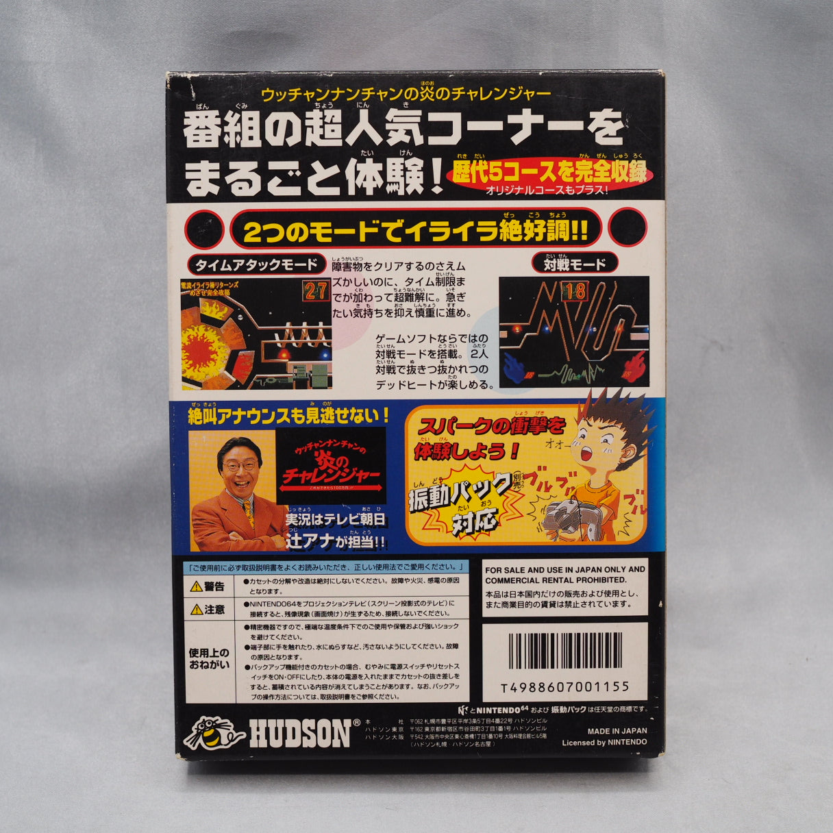 One million yen on TV if you didn't flinch. Denryū Iraira Bō (N64, 1997) — Japan-only wire-maze game from a variety show. You — photo 8