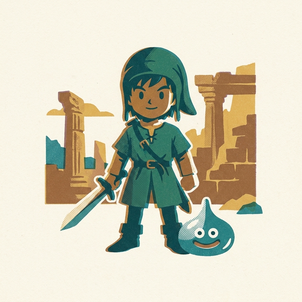 Dragon Quest VII (PS1, 2000) holds no battles for its first 3–5 hours — a bold choice by Yuji Horii. Japan's best-selling PS1