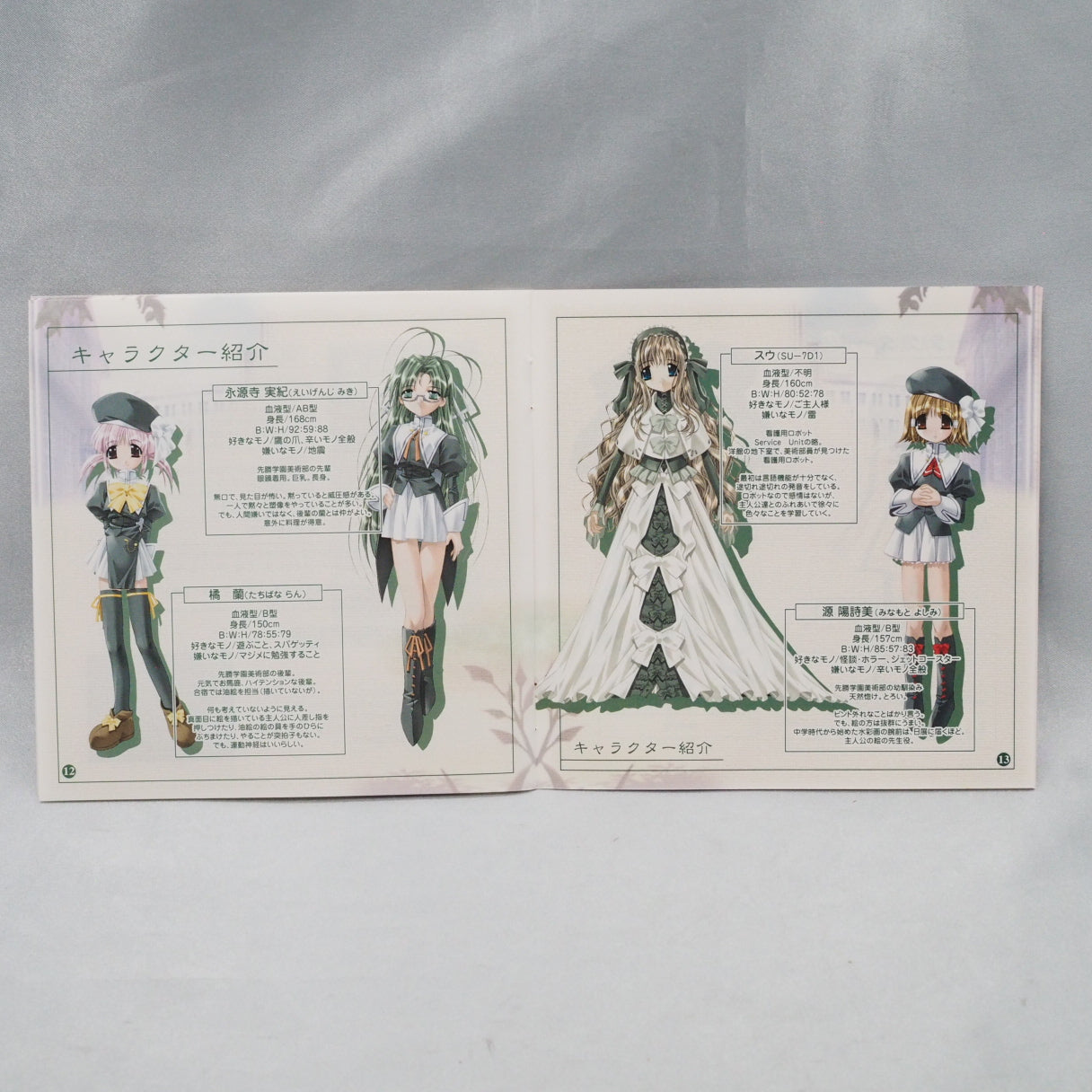 Characters relive the same summer week on an endless loop. Dream In Pandra's Box (2002, Dreamcast) — Japan-only visual novel  — photo 6