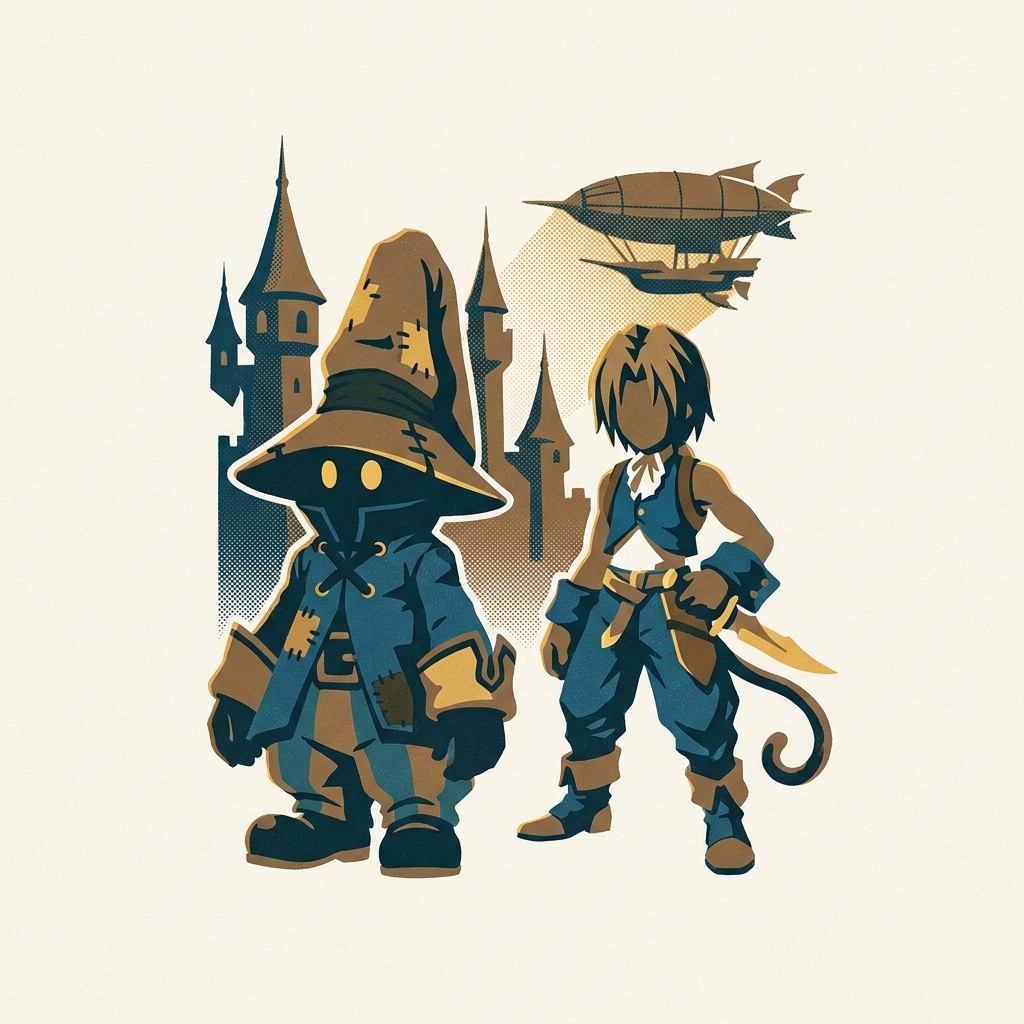 Uematsu wrote 160 tracks and called it his favourite. Final Fantasy IX (2000, PlayStation) — a return to swords and crystals 