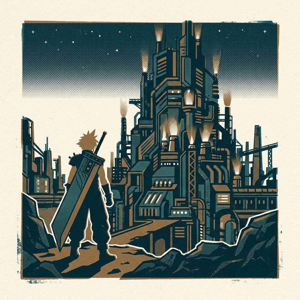 Square asked Nintendo to switch to CDs. Nintendo refused. Final Fantasy VII (1997, PlayStation) — the defection that decided 