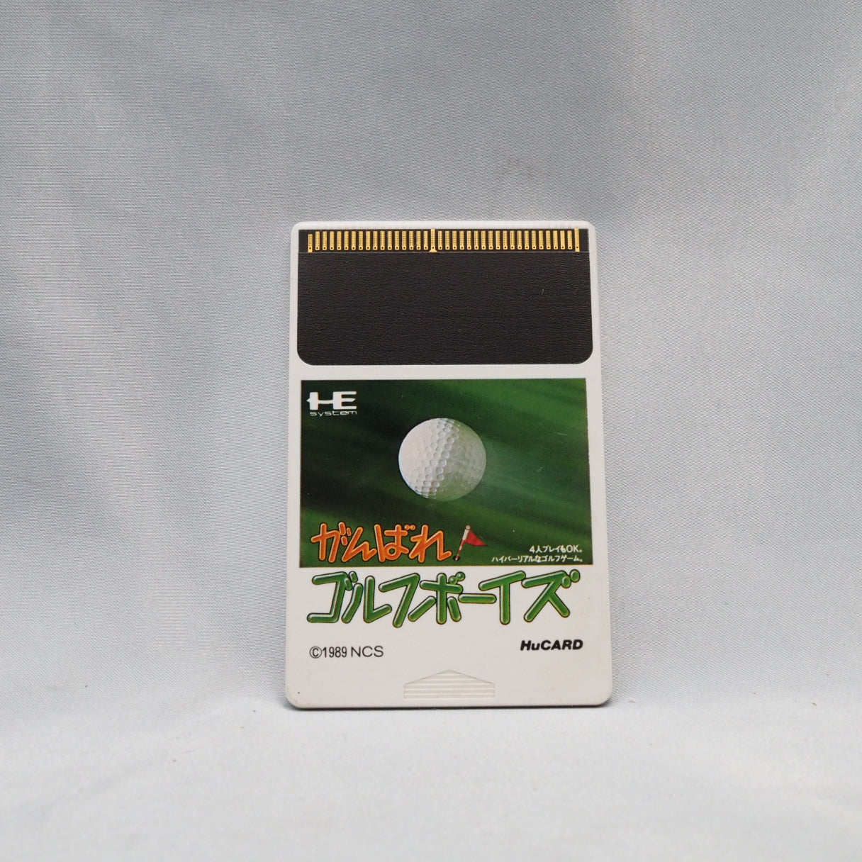 Ganbare! Golf Boys (PC Engine, 1989) — Ganbare! Golf Boys, released March 30, 1989, supported up to four players via the PC E