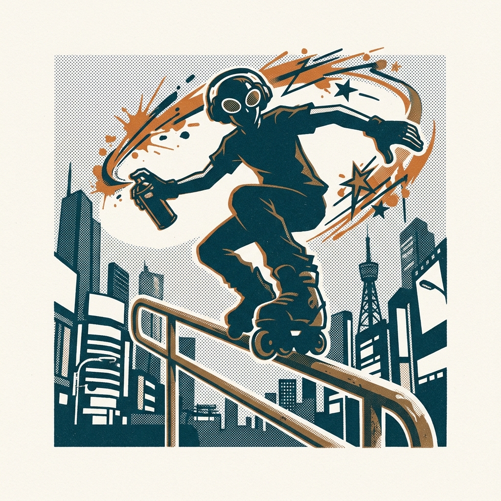 Real street artists submitted graffiti via contest — their tags appear in-game. Jet Set Radio (2000, Dreamcast) — cel-shading
