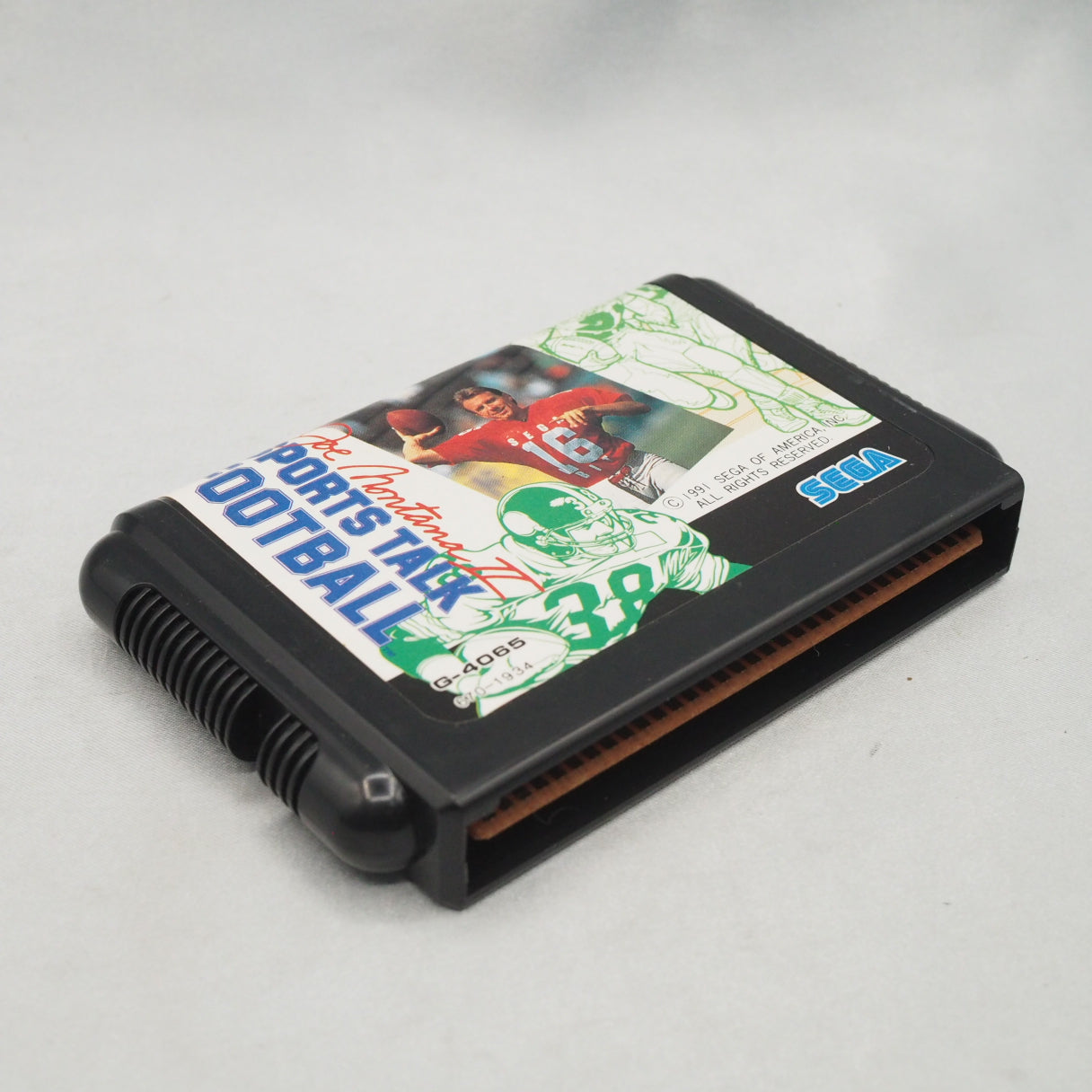 Spoken play-by-play on a 16-bit console in 1992 — that was not normal. Joe Montana II: Sports Talk Football (1992, Mega Drive — photo 4