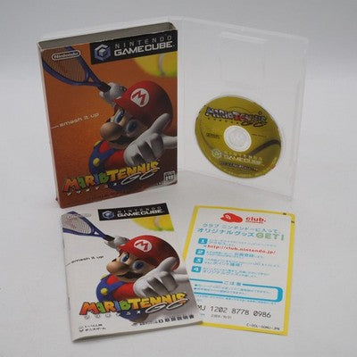 Mario Power Tennis (GameCube, 2004) by Camelot. Each character has unique Power Shots. The team scrapped a serious tennis sim