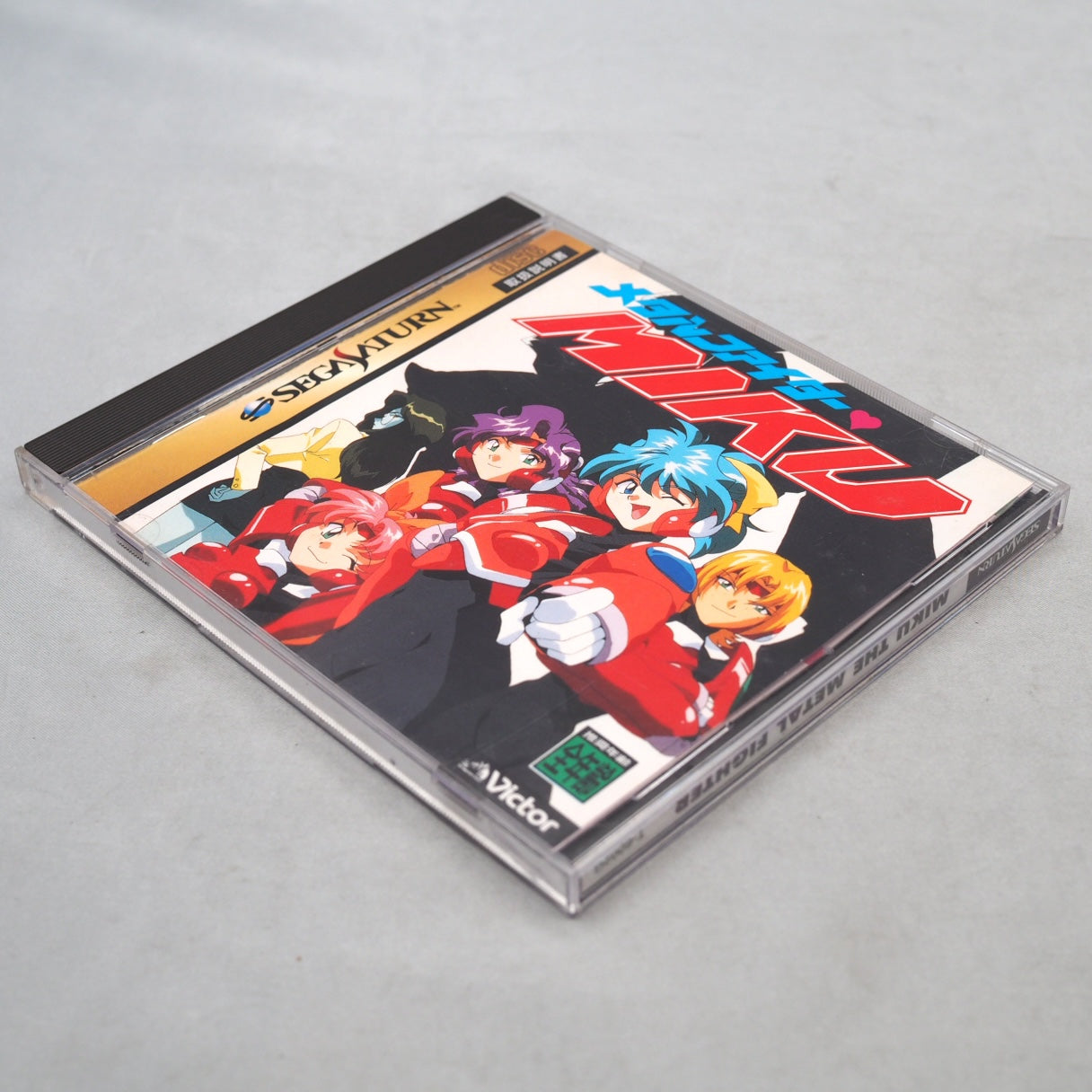 Data East based this Saturn fighter on an anime that had already ended — Metal Fighter Miku (1995), near-future women's wrest — photo 12