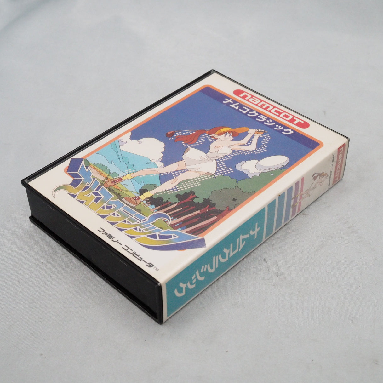 Namco handed their golf game to external studio TOSE. Namco Classic (1988, Famicom) — stroke and tournament play, Japan-only. — photo 12