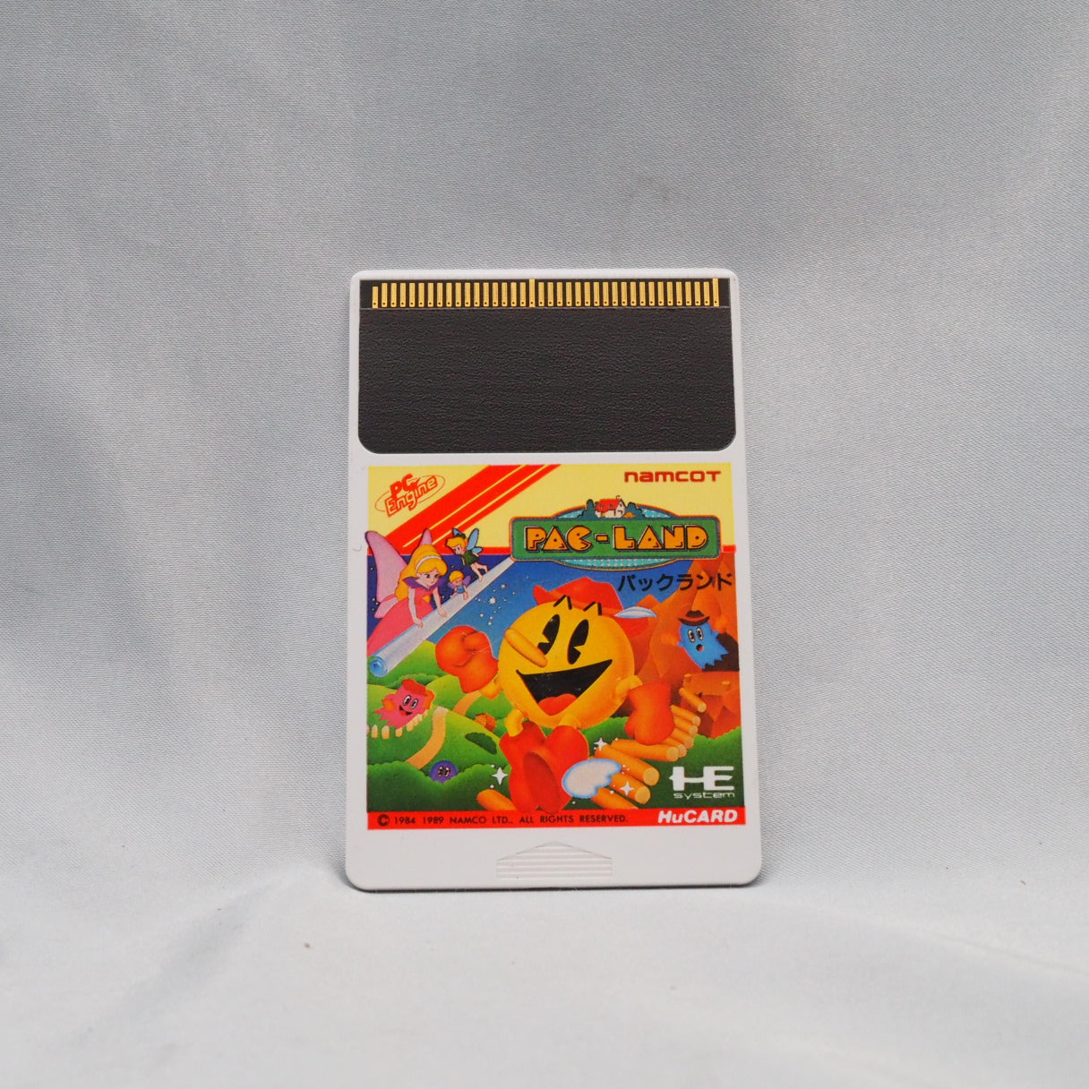 Pac-Land (PC Engine, 1989) — Namco's side-scrolling Pac-Man sequel, with 24 frames of animation, a family waiting at home, an