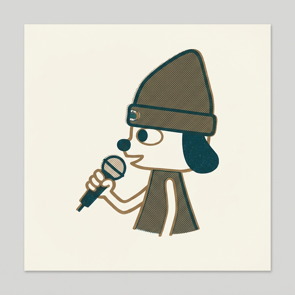 Masaya Matsuura co-founded synth-pop band PSY·S before making PaRappa the Rapper (1996, PlayStation) — the game that invented