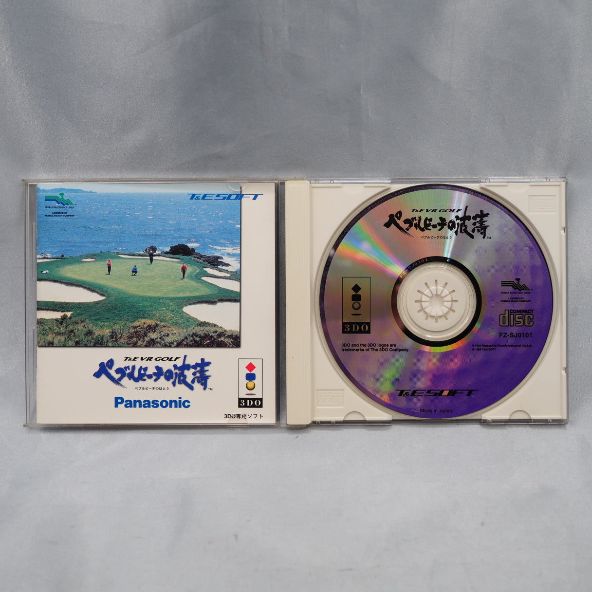 Pebble Beach no Hatou (3DO, 1994) — Pebble Beach no Hatou, developed by T&E Soft and published by Panasonic for the 3DO in 19