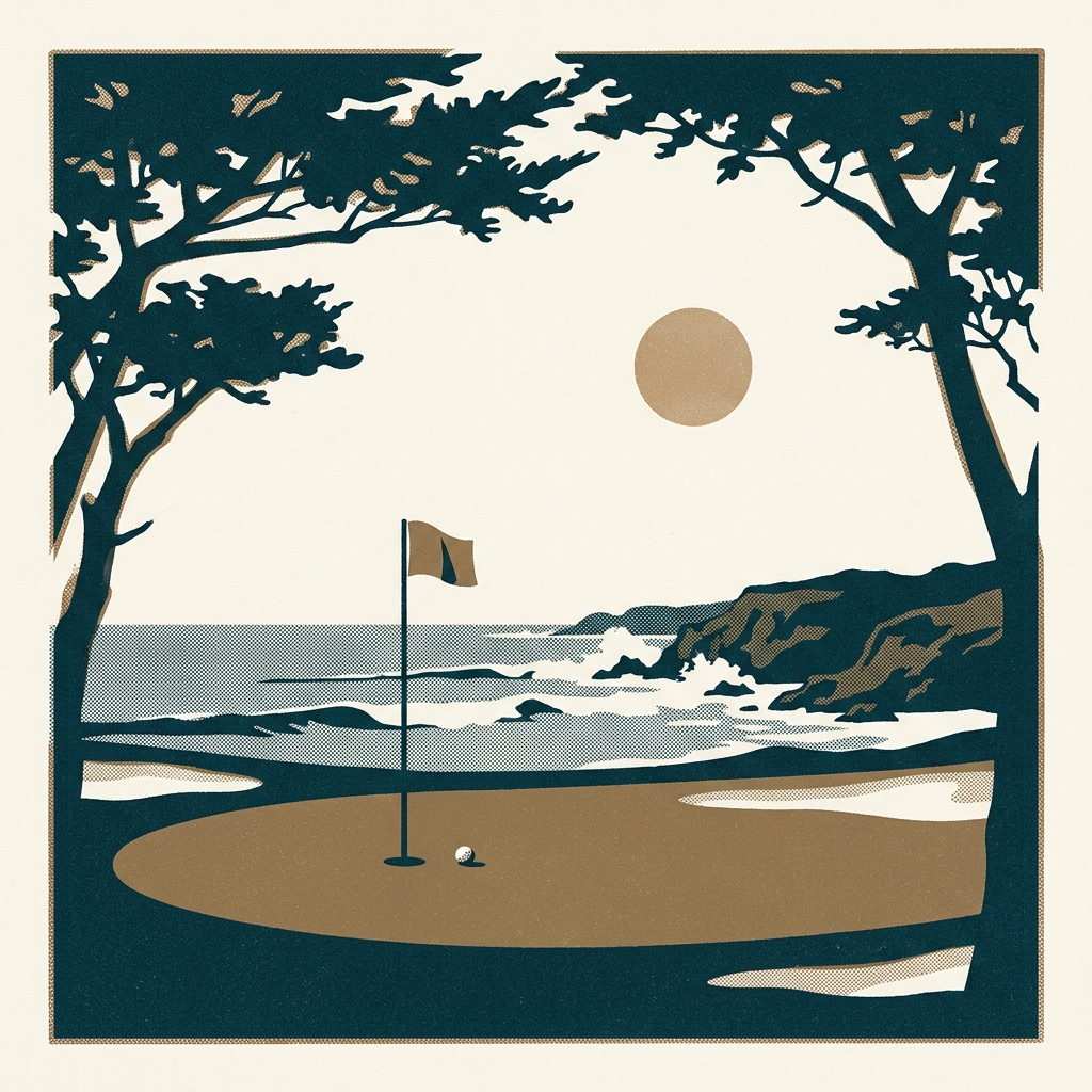 Pebble Beach no Hatou (3DO, 1994) — Pebble Beach no Hatou, developed by T&E Soft and published by Panasonic for the 3DO in 19