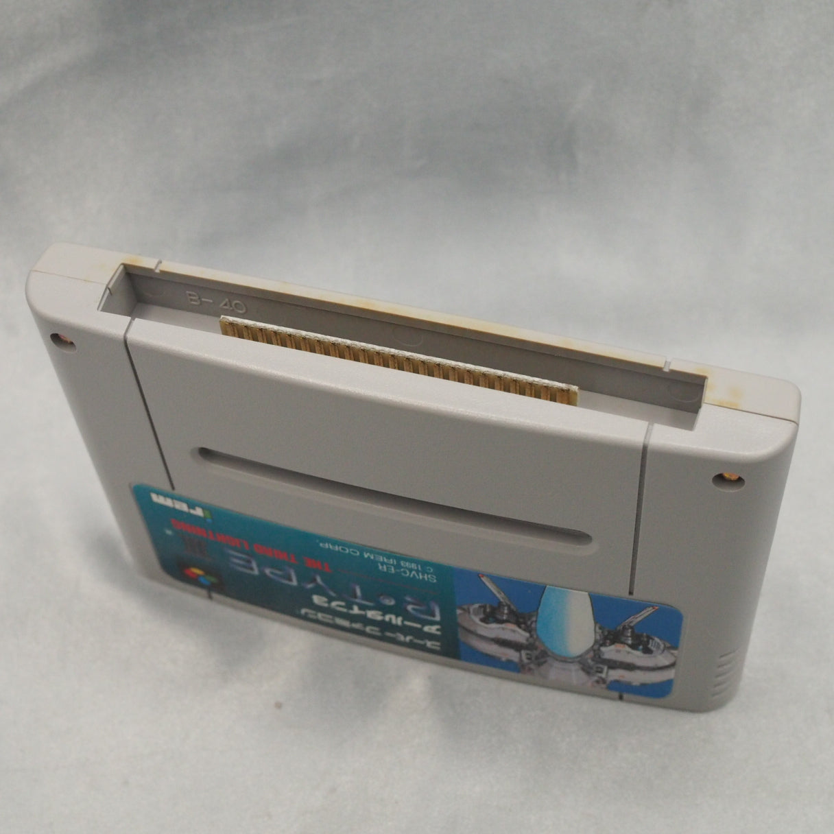 Unlike every earlier R-Type, R-Type III (1993, Super Famicom) was built for home consoles only — three Force types, Mode 7 bo — photo 4
