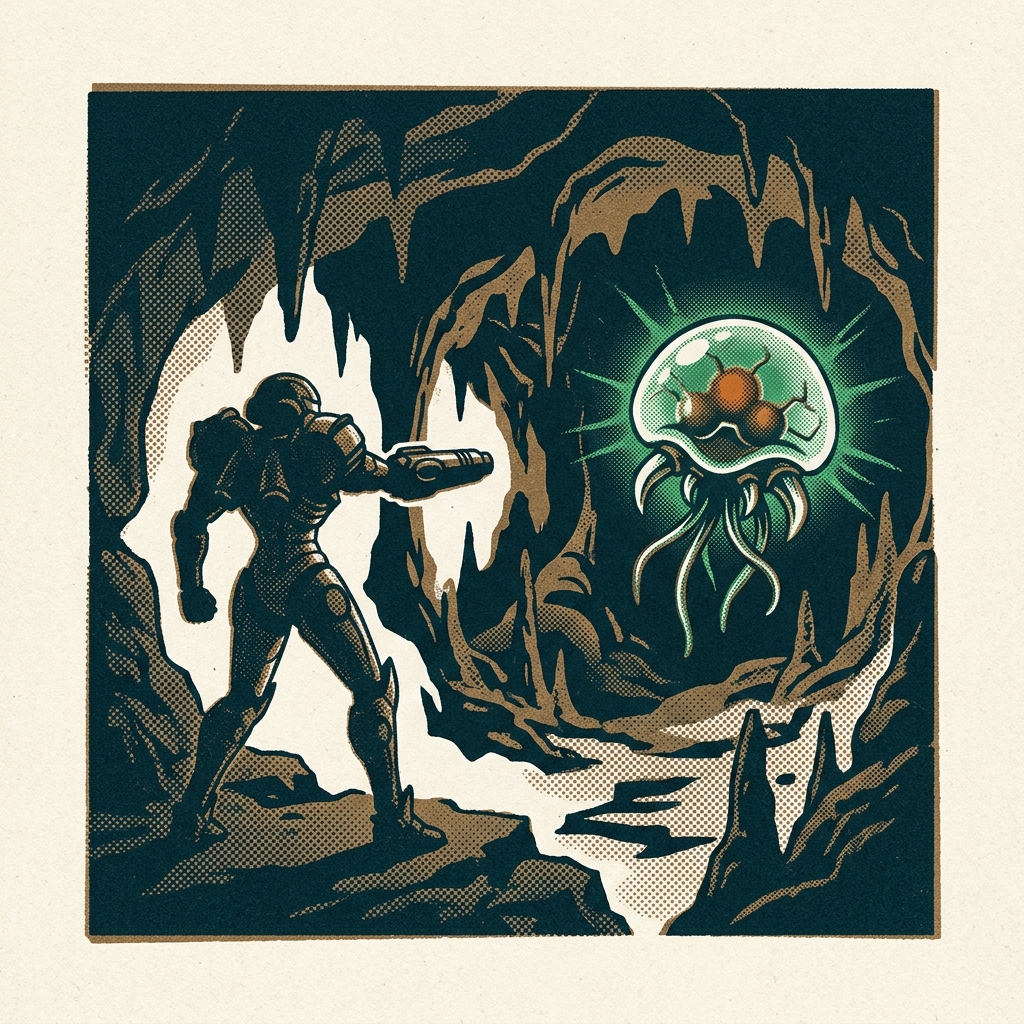 Japan received an easier version than the West — a rare reversal. Super Metroid (1994, Super Famicom) — the game that named a