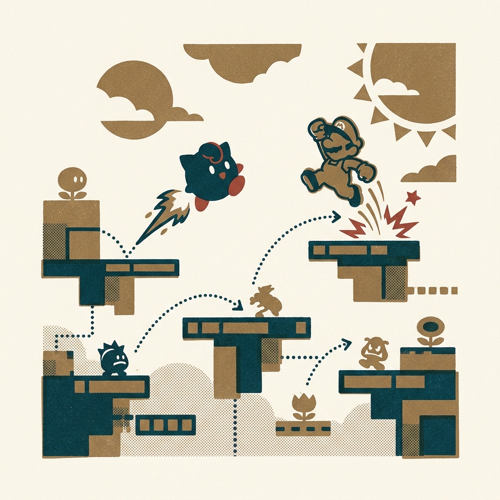 Wavedashing — the technique that built a 20-year competitive scene — was never intended by the developers. Super Smash Bros. 