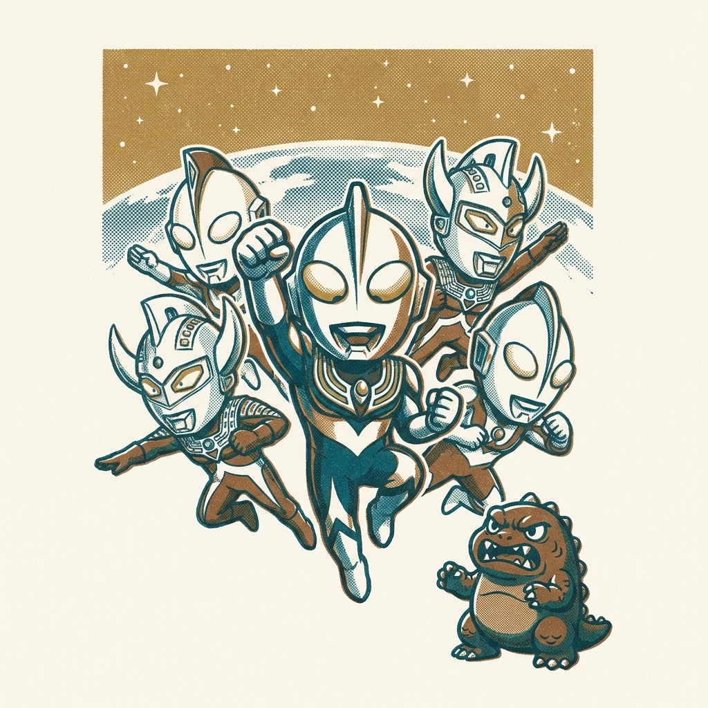Someone decided Ultraman should be a turn-based RPG and gathered every Ultra Brother into one party. Ultraman Club 3 (Famicom