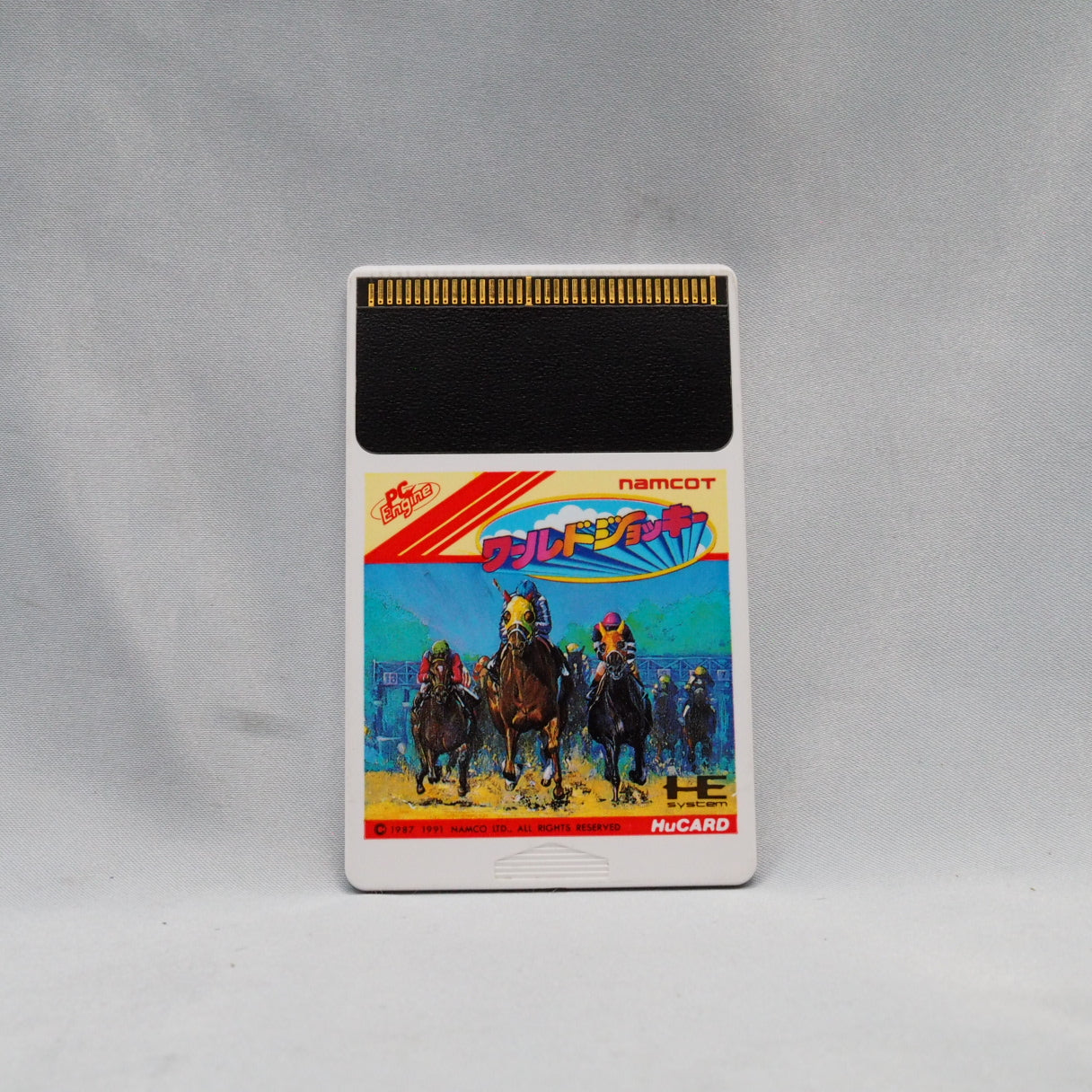 World Jockey (PC Engine, 1991) — World Jockey is a sports game for the PC Engine, released in Japan in 1991.