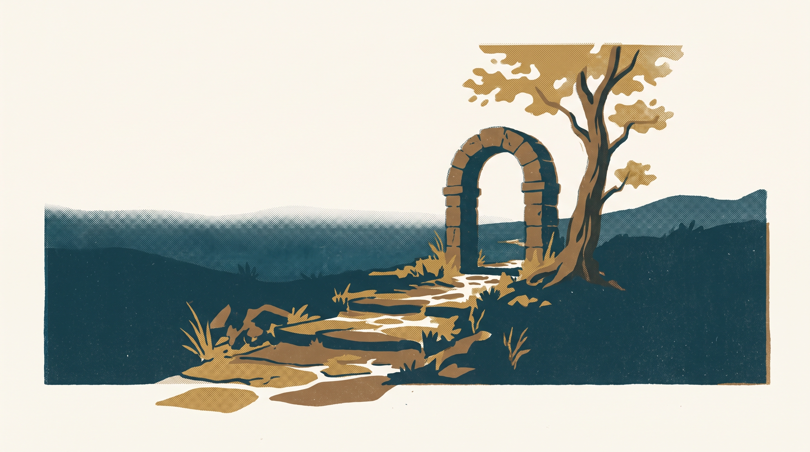The Distance from Three — illustration
