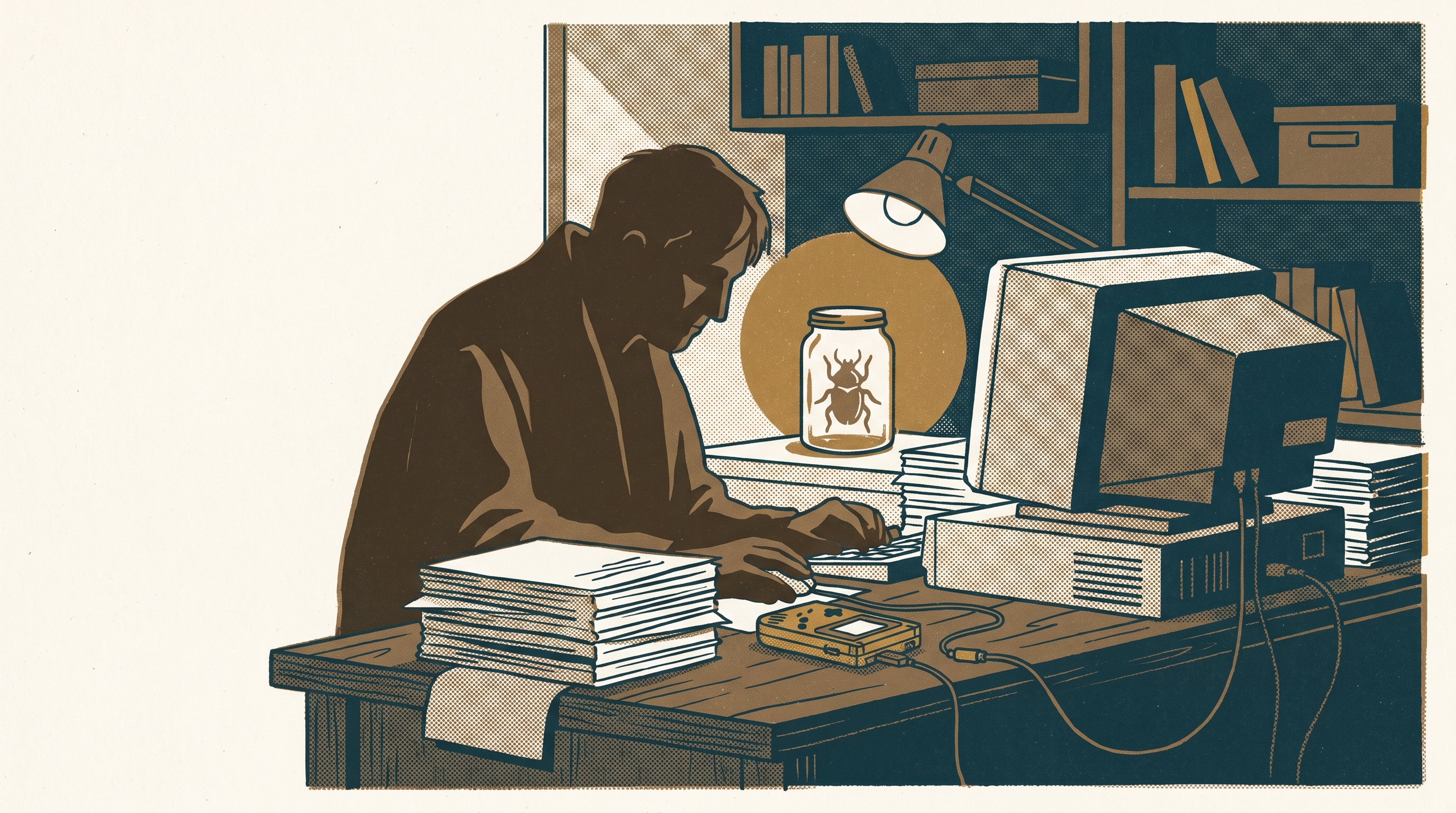 Tajiri's Six-Year Bet — Enjoy Game Japan Museum illustration